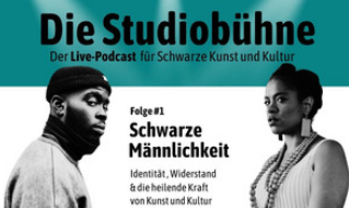 Die beiden Gesprächspartner sind links und rechts neben dem Titel der Folge abgebildet. 