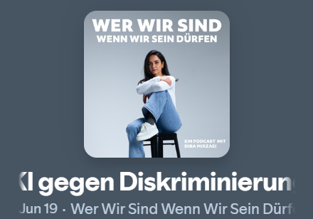 Abgebildet ist ein Player, der die Podcastfolge abspielt.
