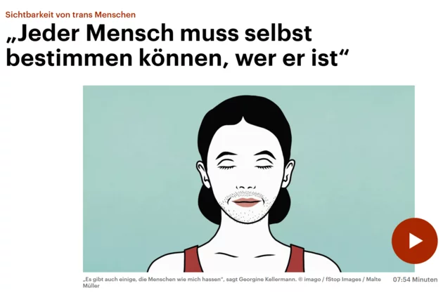Oben links steht