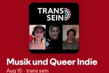 Abgebildet ist der Spotify-Player, der die Folge abspielt.