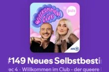 Abgebildet ist der Spotify-Player, der die Folge abspielt.