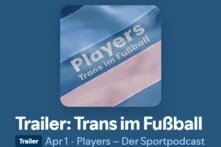 Abgebildet ist der Spotify-Player, der den Trailer abspielt.
